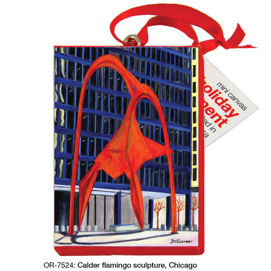 Calder Flamingo Sculpture, Chicago, Ornament (OR-7524)
