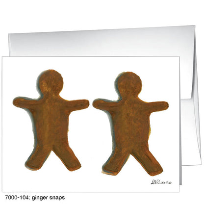 Ginger Snaps, Greeting Card (7237)