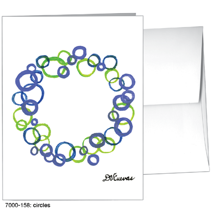 Circles, Greeting Card (7129)