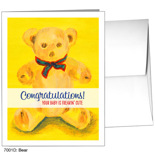 Bear, Greeting Card (7001D)