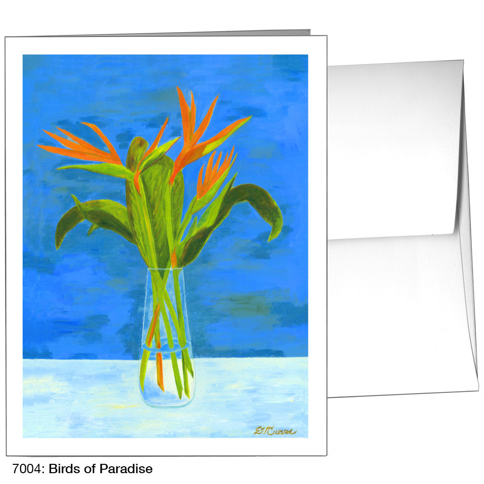 Birds Of Paradise, Greeting Card (7004)