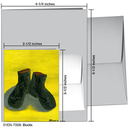 Boots, Greeting Card (7008)