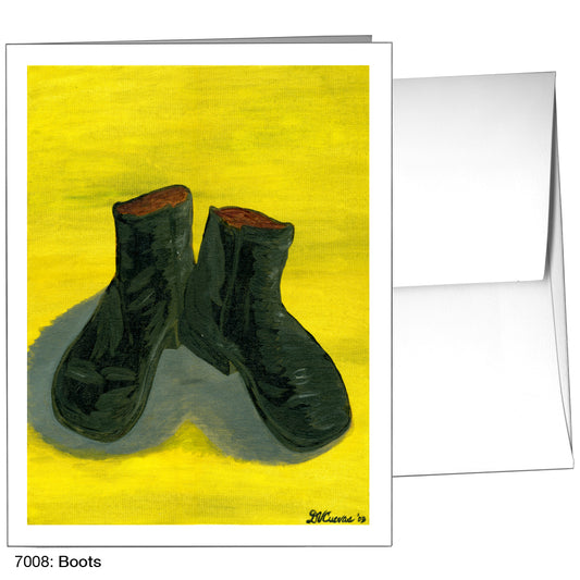 Boots, Greeting Card (7008)