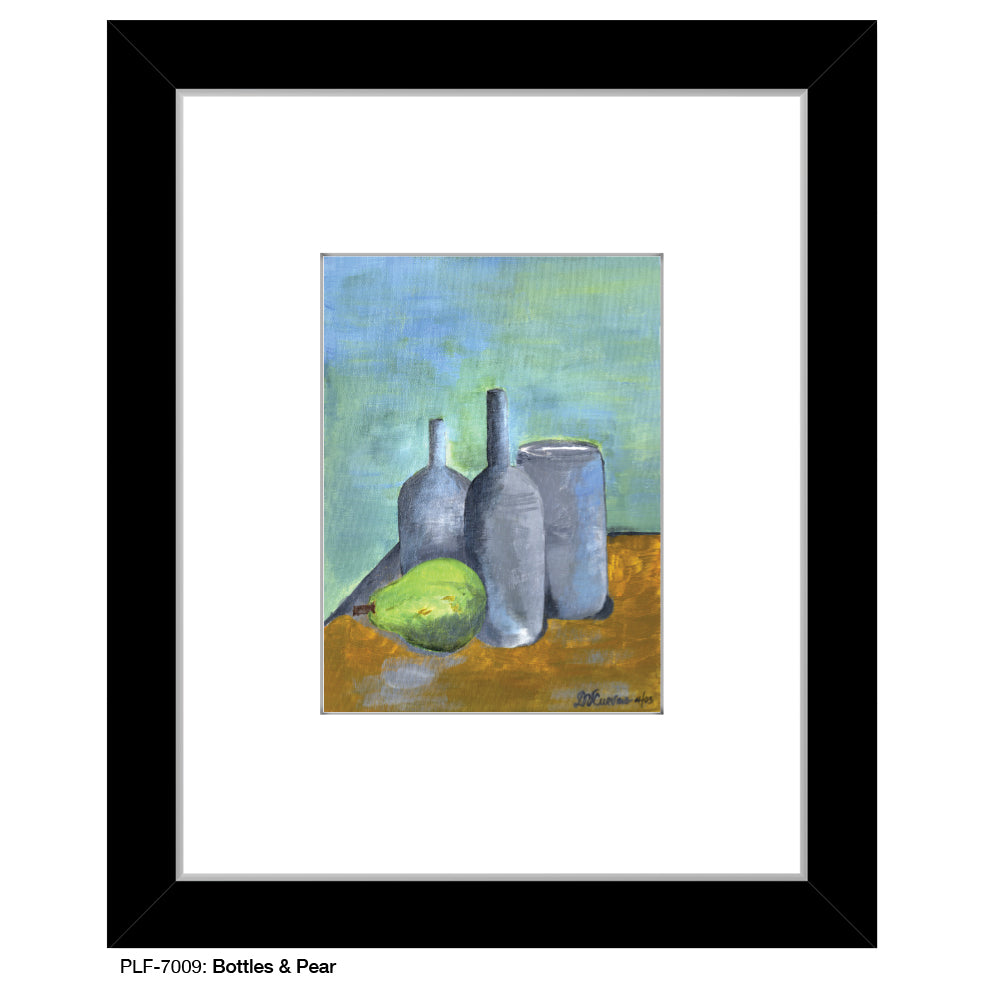 Bottles & Pear, Print (#7009)