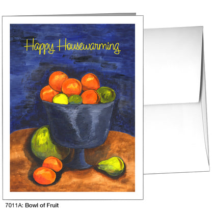 Bowl Of Fruit, Greeting Card (7011A)