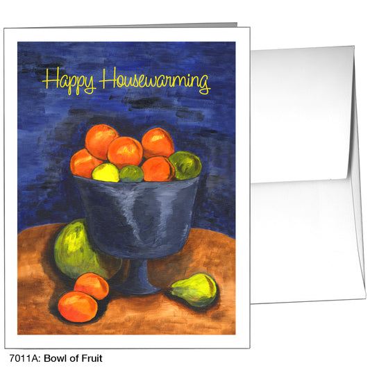 Bowl Of Fruit, Greeting Card (7011A)