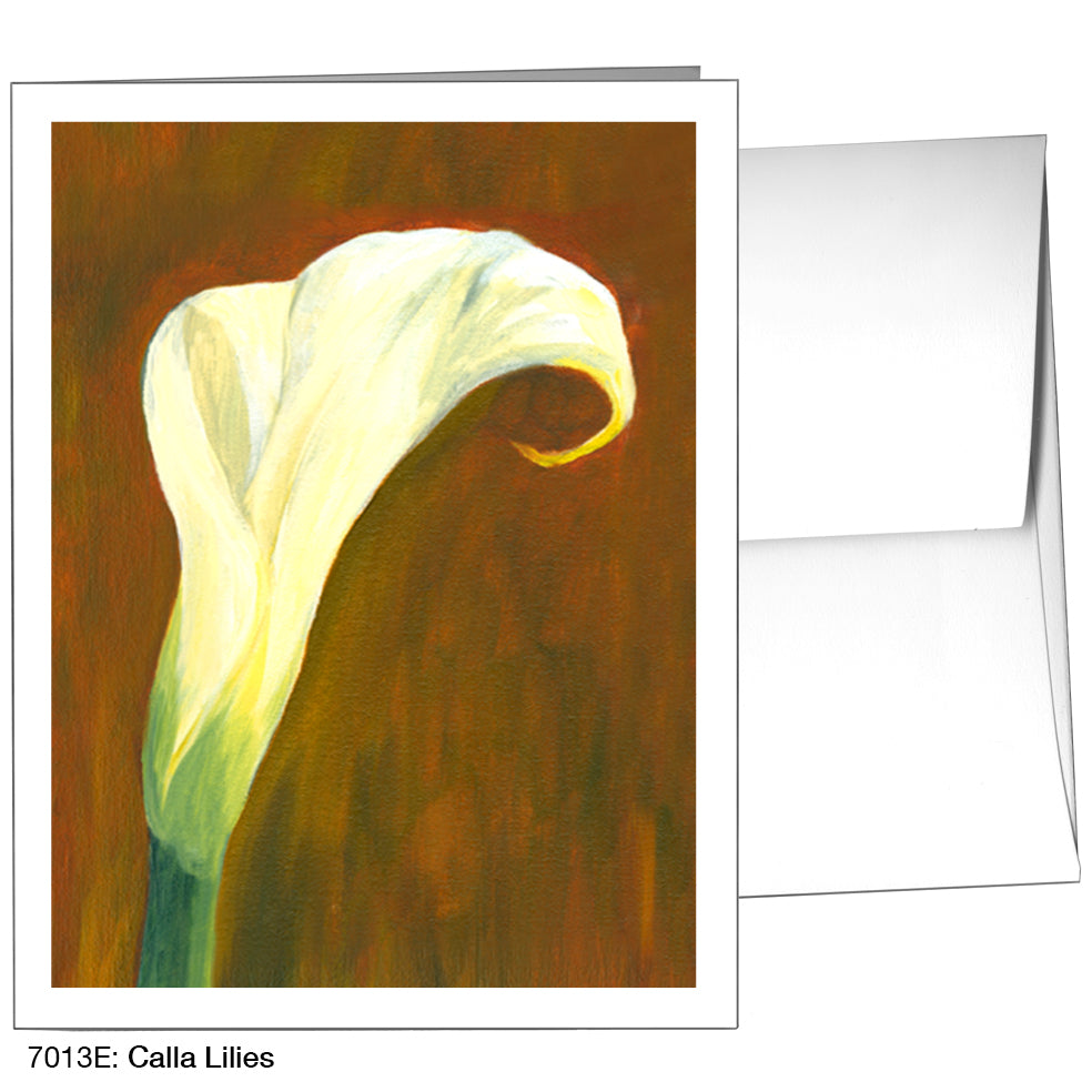 Calla Lilies, Greeting Card (7013E)