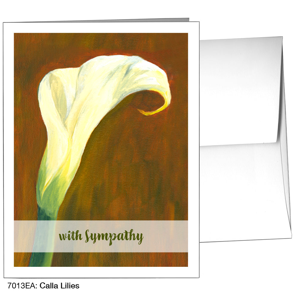 Calla Lilies, Greeting Card (7013EA)