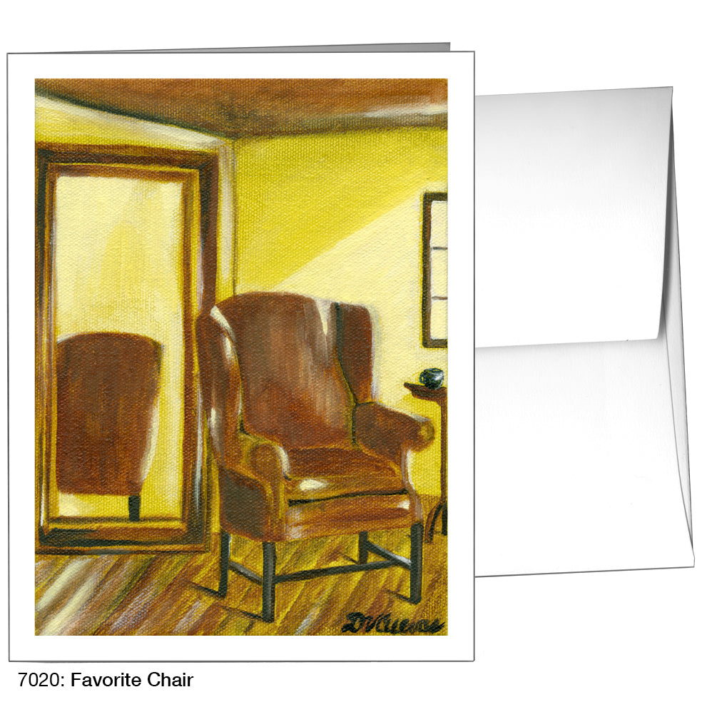 Favorite Chair, Greeting Card (7020)
