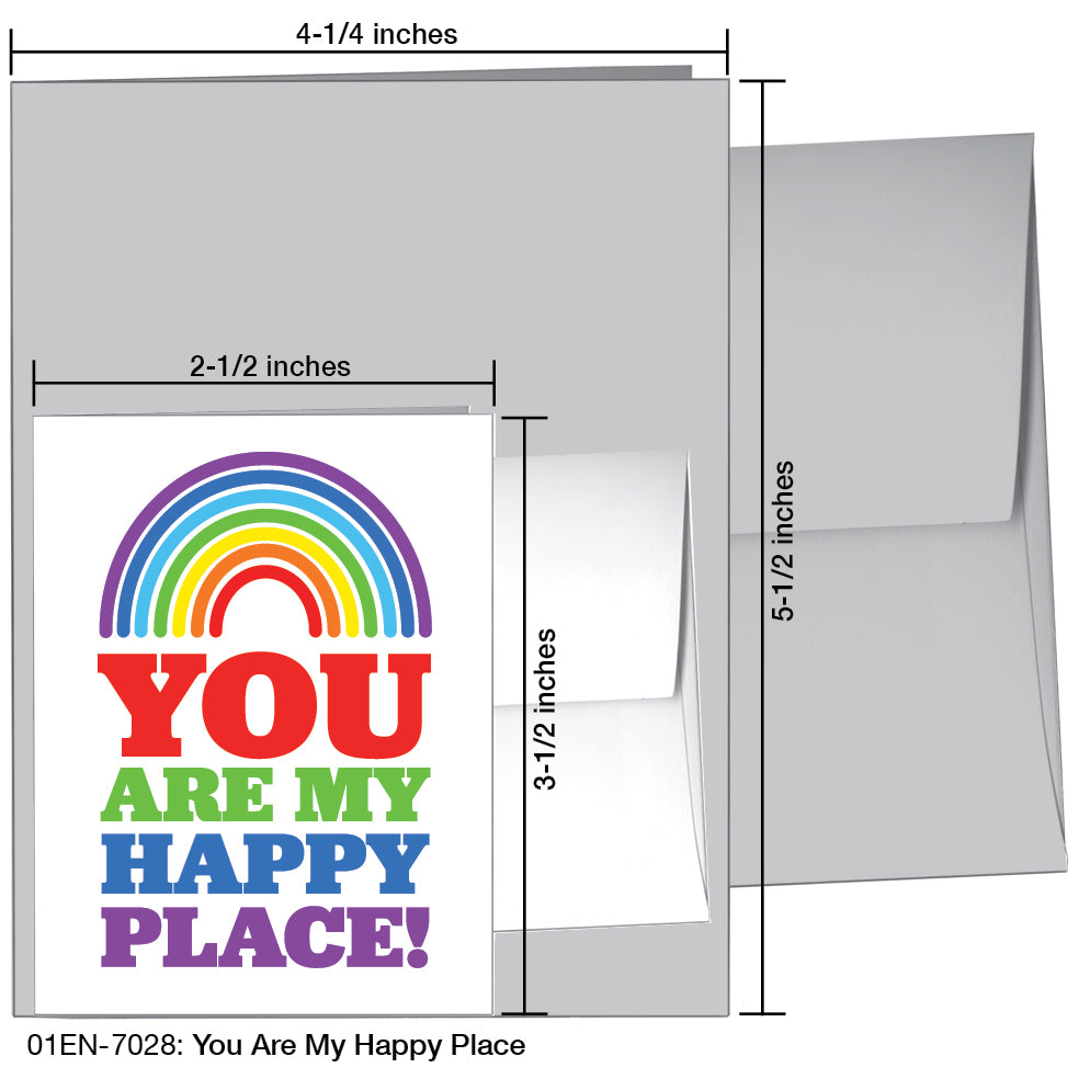 You Are My Happy Place, Greeting Card (7028)