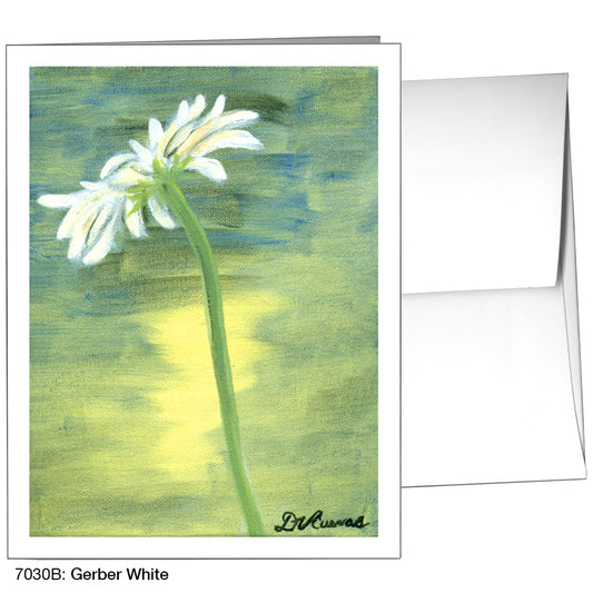 Gerber White, Greeting Card (7030B)
