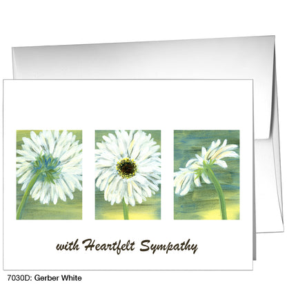 Gerber White, Greeting Card (7030D)