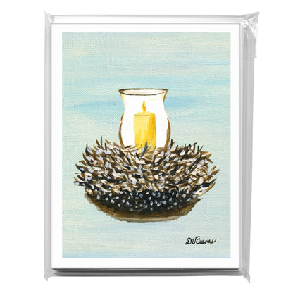 Candle & Branches, Greeting Card (7046)
