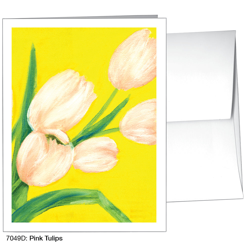 Pink Tulips, Greeting Card (7049D)