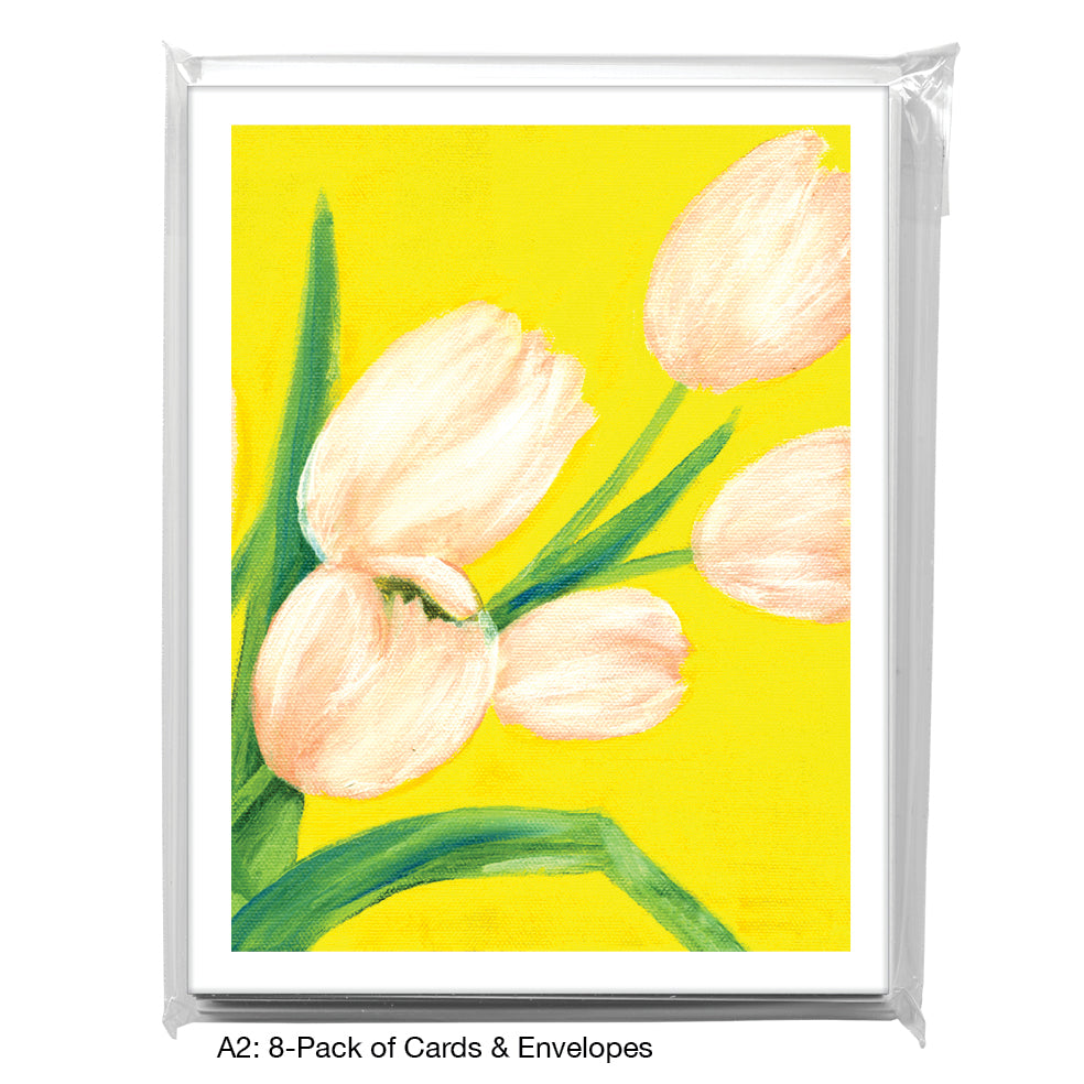Pink Tulips, Greeting Card (7049D)