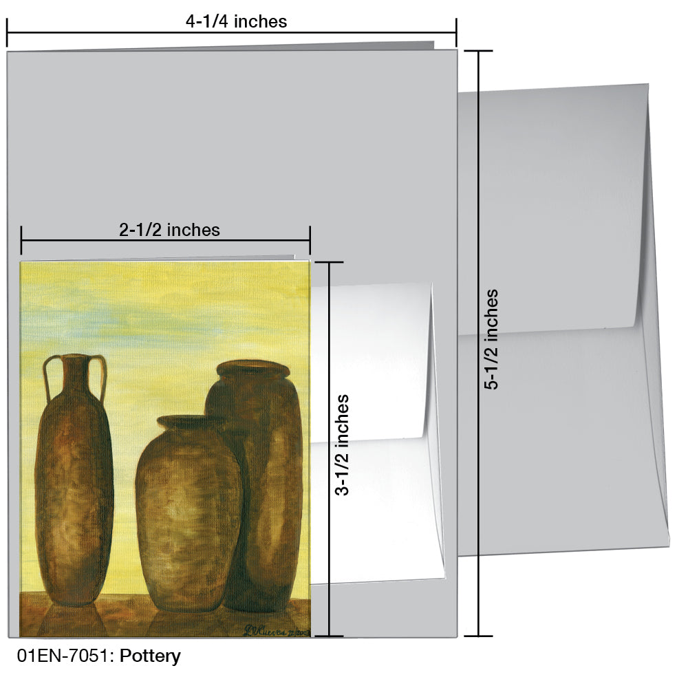 Pottery, Greeting Card (7051)