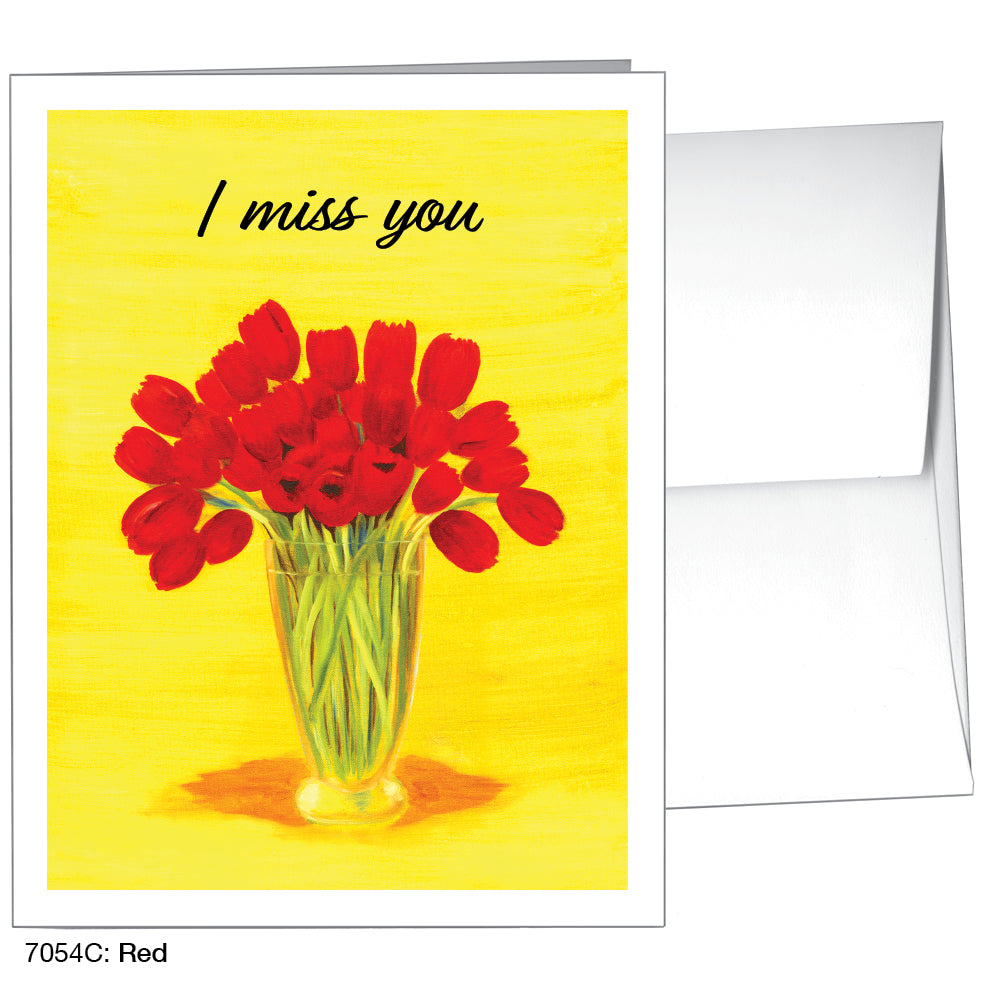 Red, Greeting Card (7054C)