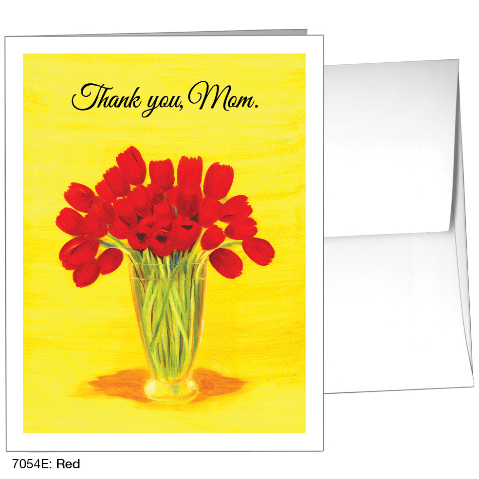 Red, Greeting Card (7054E)