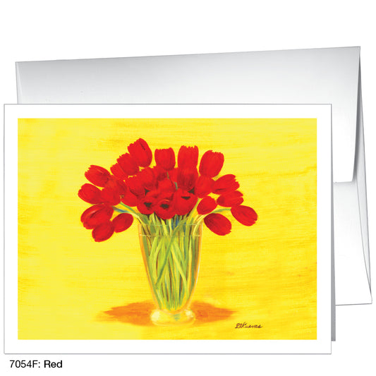Red, Greeting Card (7054F)
