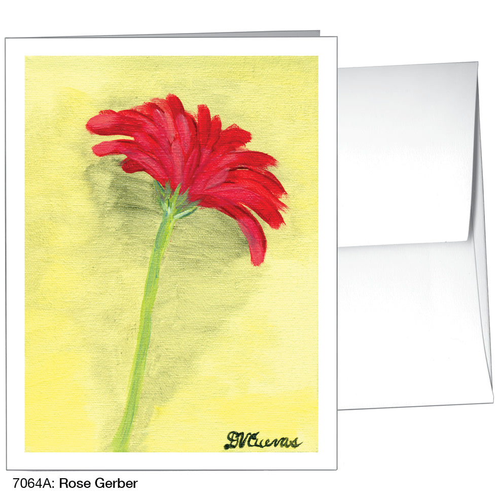 Rose Gerber, Greeting Card (7064A)