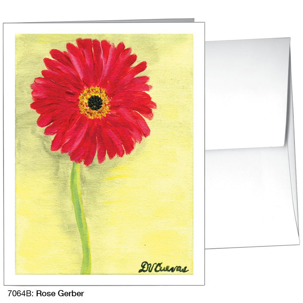 Rose Gerber, Greeting Card (7064B)