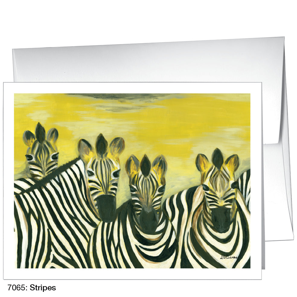 Stripes, Greeting Card (7065)