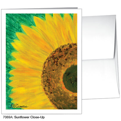 Sunflower Close-Up, Greeting Card (7069A)