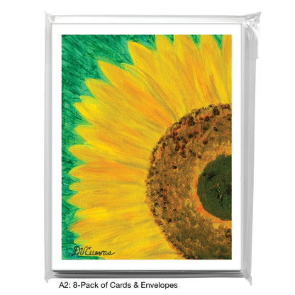 Sunflower Close-Up, Greeting Card (7069A)