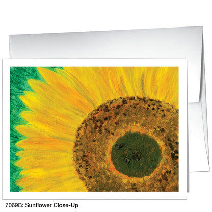 Sunflower Close-Up, Greeting Card (7069B)