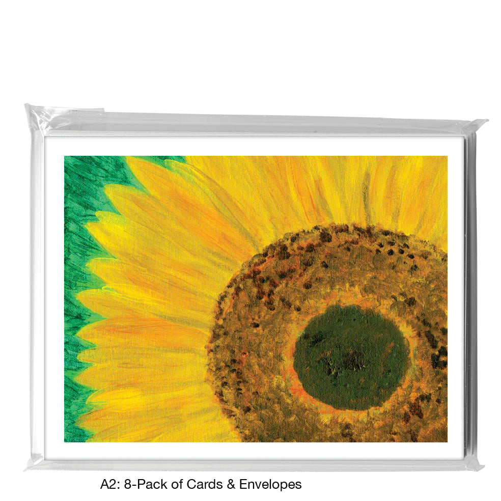 Sunflower Close-Up, Greeting Card (7069B)