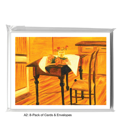 Table Of Roses, Greeting Card (7073E)