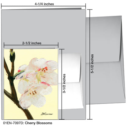 Cherry Blossoms, Greeting Card (7097D)
