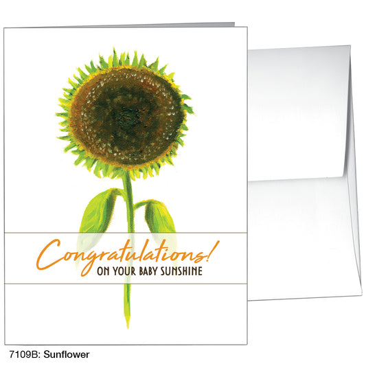 Sunflower, Greeting Card (7109B)