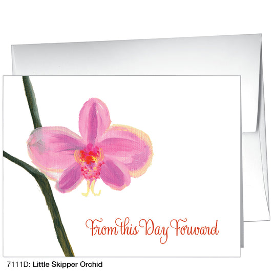 Little Skipper Orchid, Greeting Card (7111D)