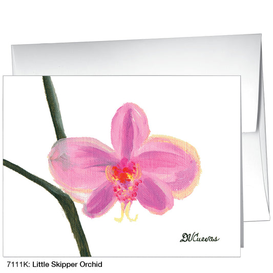 Little Skipper Orchid, Greeting Card (7111K)