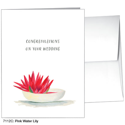 Pink Water Lily, Greeting Card (7112C)