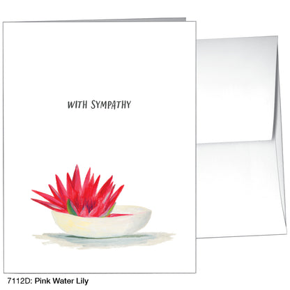 Pink Water Lily, Greeting Card (7112D)