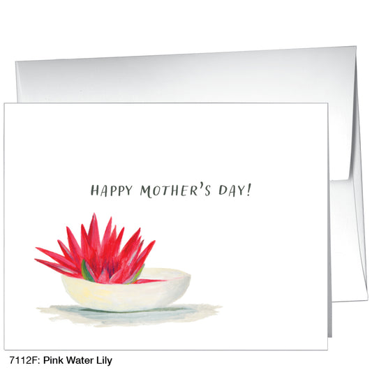 Pink Water Lily, Greeting Card (7112F)