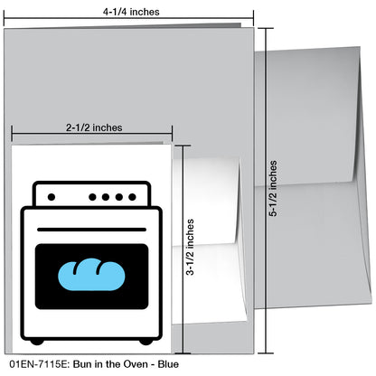 Bun In The Oven, Greeting Card (7115E)
