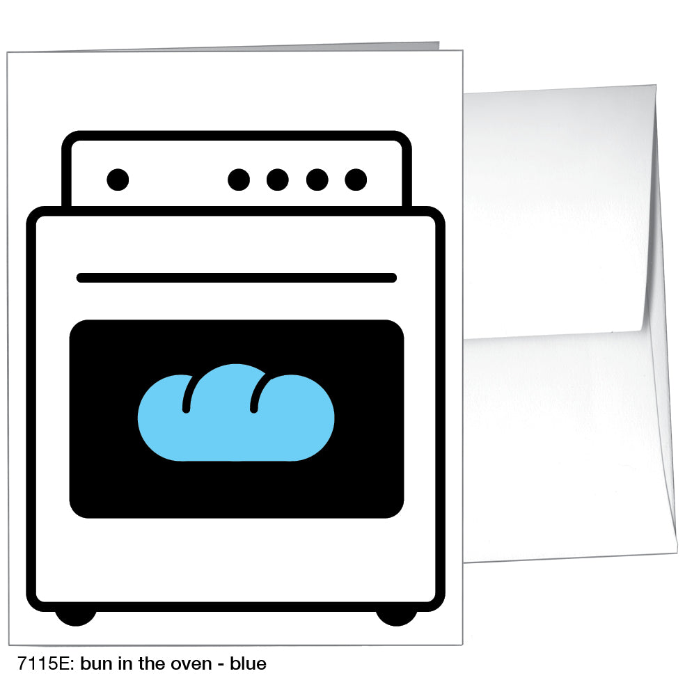 Bun In The Oven, Greeting Card (7115E)