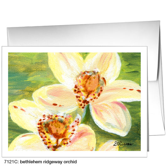 Bethlehem Ridgeway Orchid, Greeting Card (7121C)