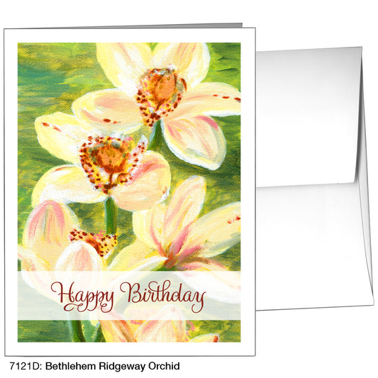 Bethlehem Ridgeway Orchid, Greeting Card (7121D)