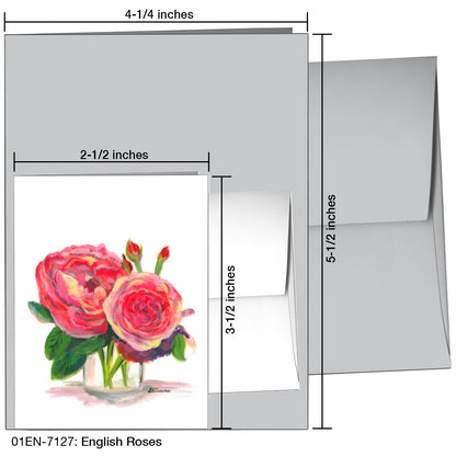 English Roses, Greeting Card (7127)
