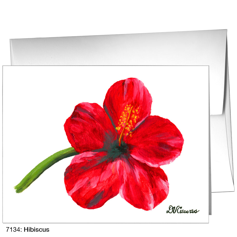 Hibiscus, Greeting Card (7134)