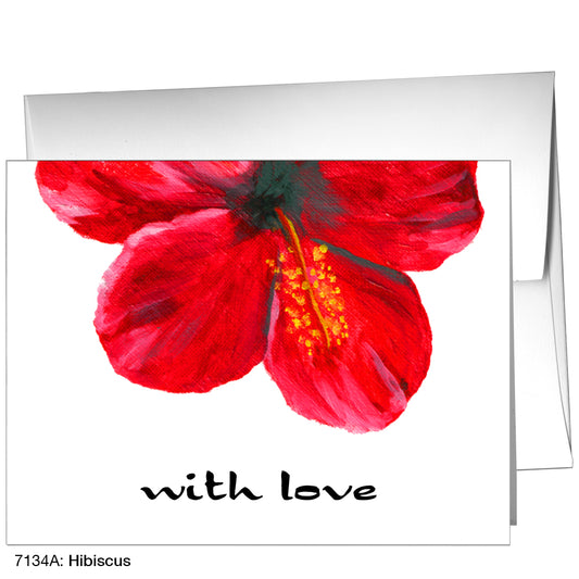 Hibiscus, Greeting Card (7134A)