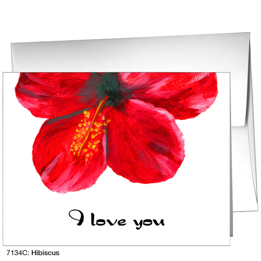 Hibiscus, Greeting Card (7134C)
