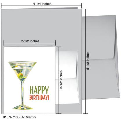 Martini, Greeting Card (7135KA)