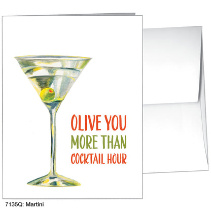 Martini, Greeting Card (7135Q)