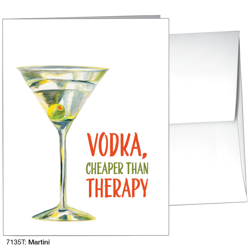 Martini, Greeting Card (7135T)