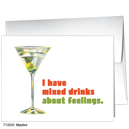 Martini, Greeting Card (7135W)